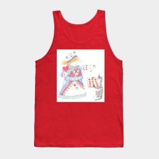 MadCatWoman Does the Queen of Hearts Tank Top